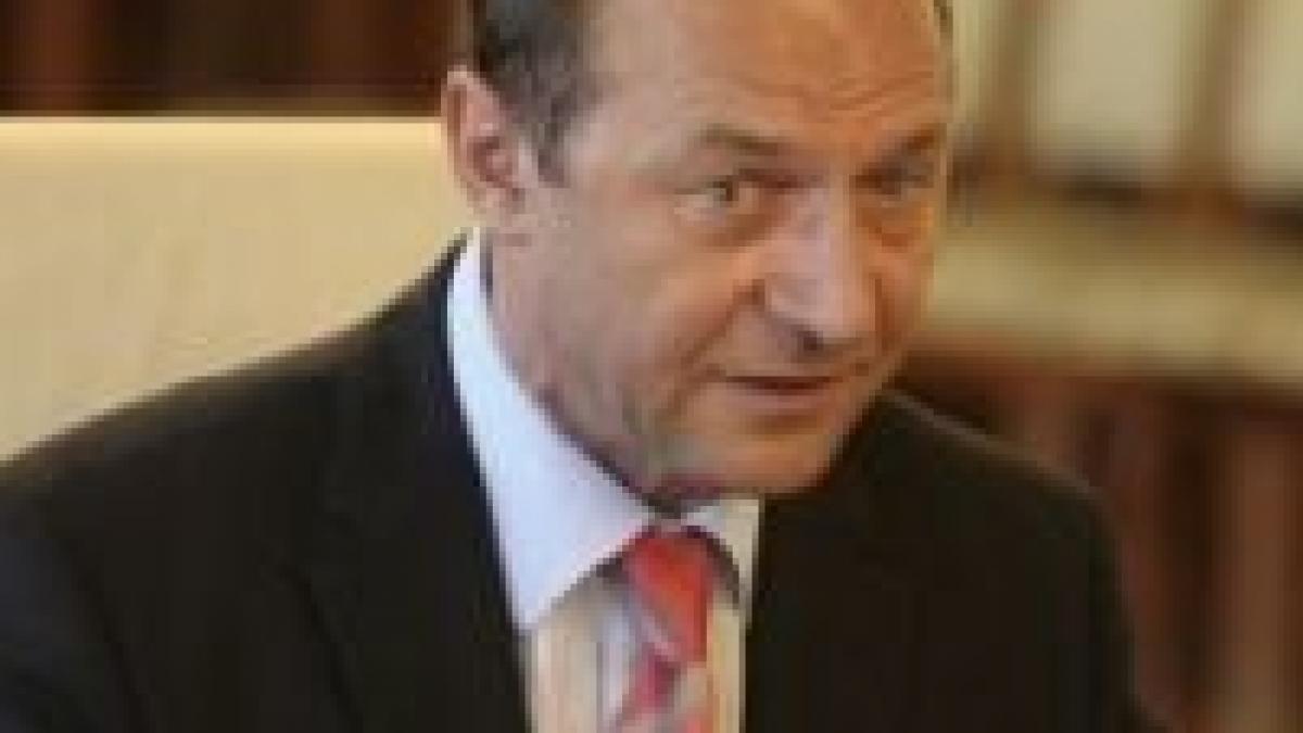 Traian Băsescu participă la bilanţul activităţii SRI