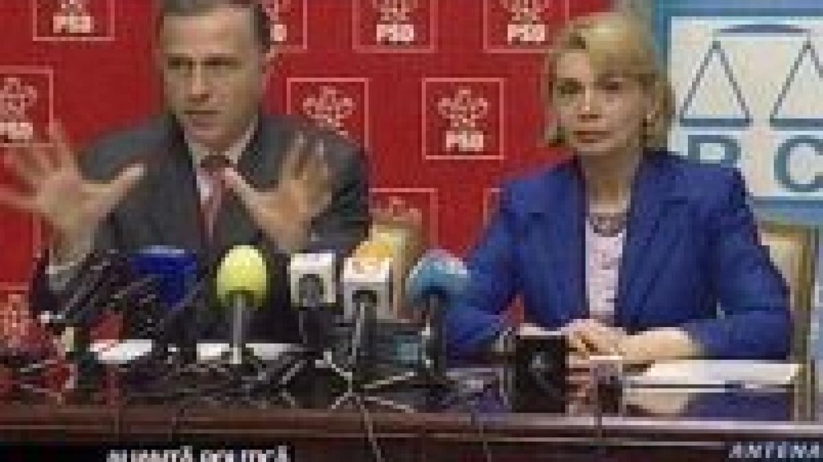 PSD şi PC au semnat protocolul de colaborare politică