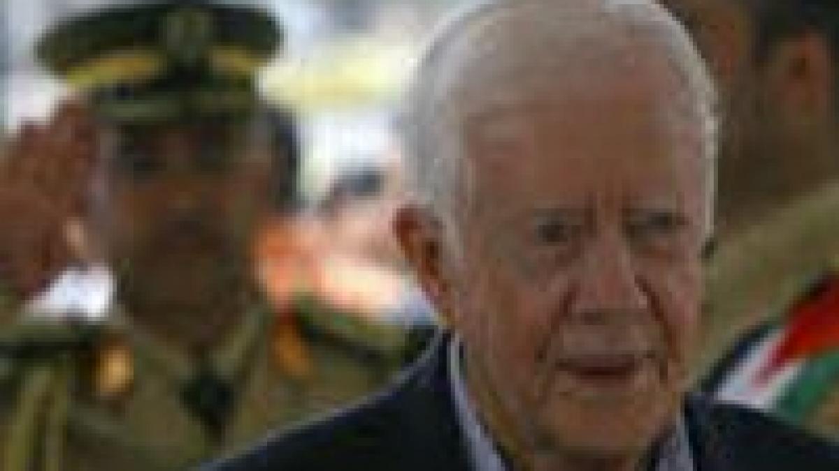 Jimmy Carter s-a întâlnit cu liderul din exil al mişcării islamiste Hamas 