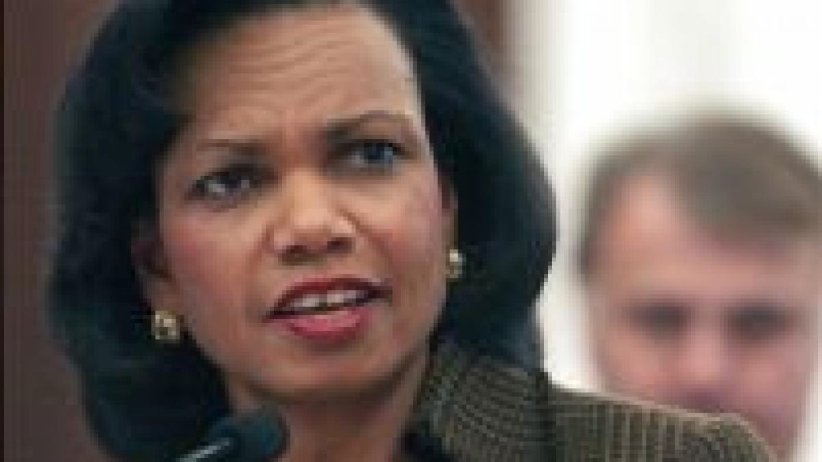 Condoleezza Rice a efectuat o vizită surpriză în Irak