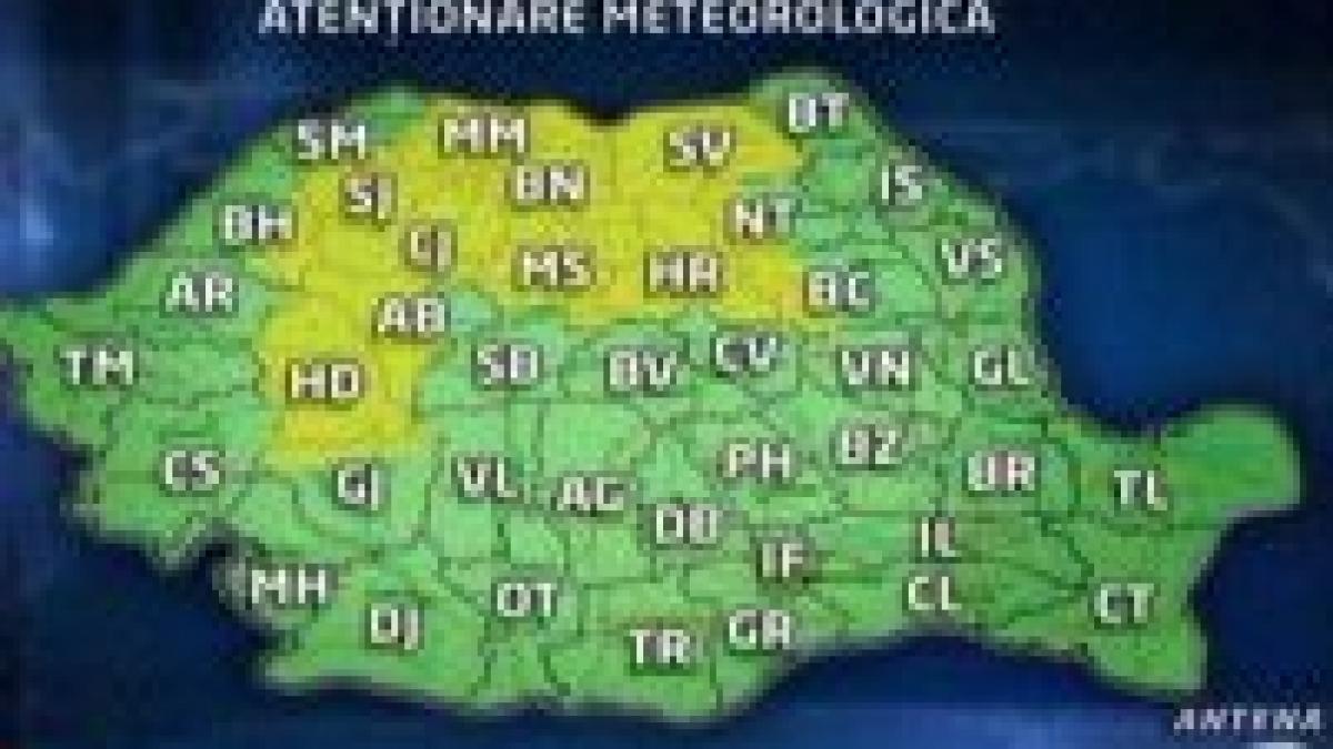 Vin ploile! Meteorologii au emis o atenţionare cod galben