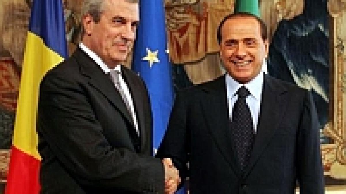 Tăriceanu şi Berlusconi au discutat telefonic despre infractorii români din Italia