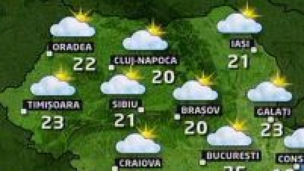 <font color=red>Prognoza meteo de 1 mai:</font> Vreme însorită în toată ţara