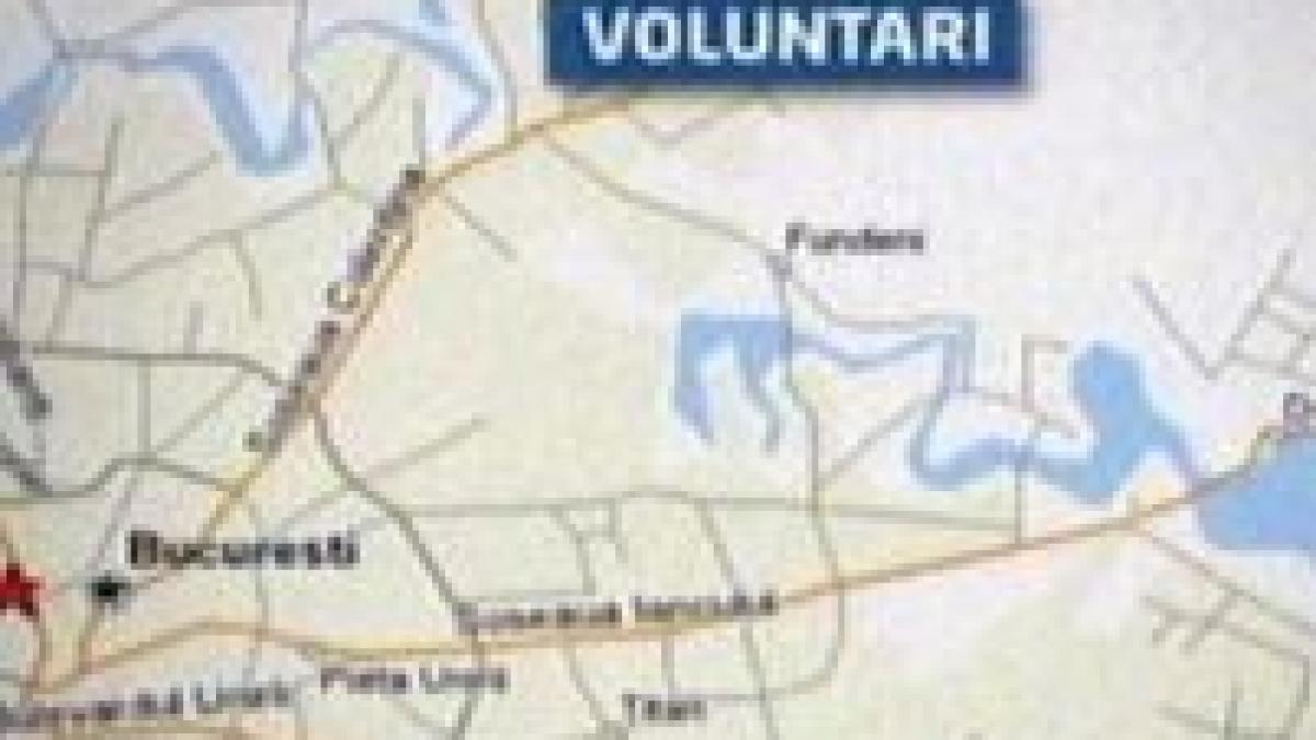 Incendiu violent la un imobil din Voluntari