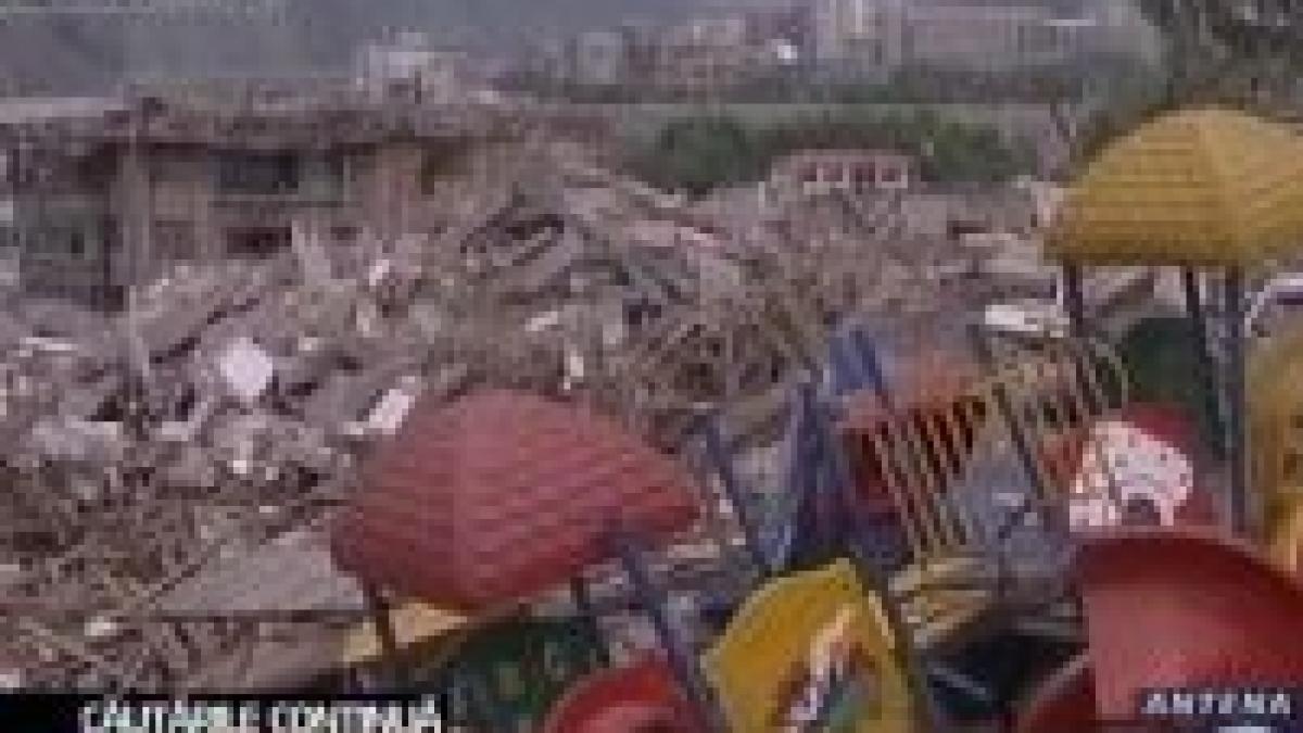 China. Un milion de oameni sunt evacuaţi din zona afectată de cutremur de teama inundaţiilor