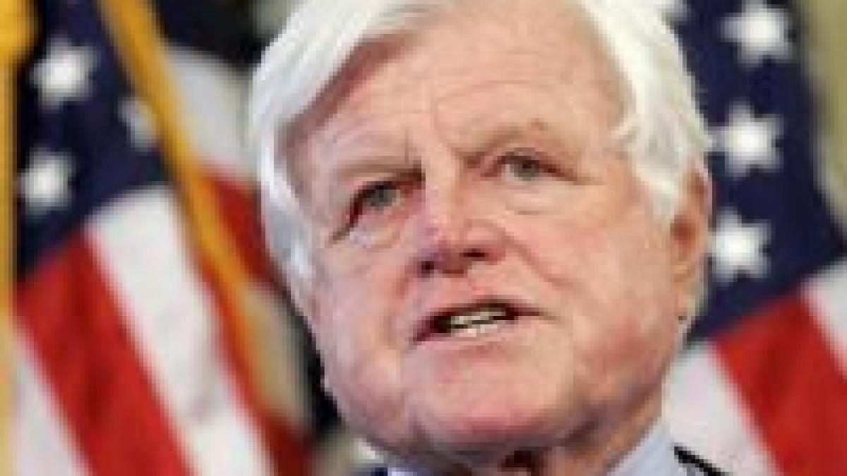 Senatorul american Edward Kennedy are o tumoră malignă pe creier