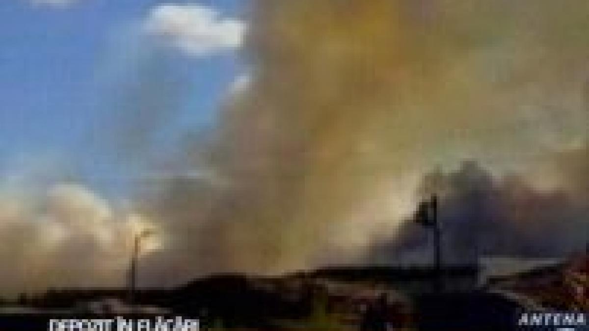 Rusia. Peste 400 de rachete au explodat în urma unui incendiu la o bază militară 