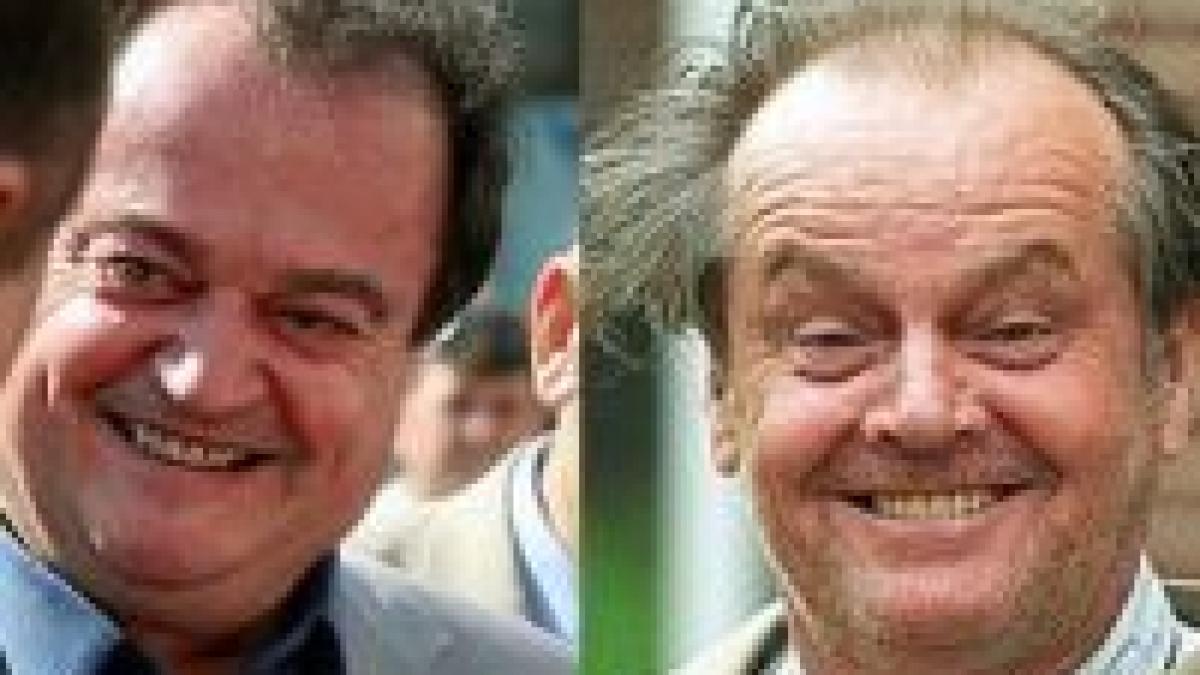 Bucureşti vs Hollywood: Vasile Blaga, sosia lui Jack Nicholson?! <font color=red>(FOTO)</font>