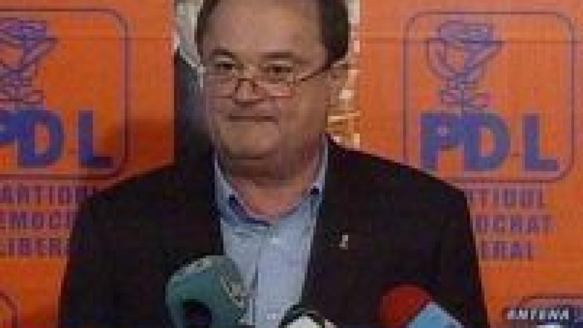 Blaga: "Oprescu este proiectul lui Ion Iliescu de a înşela bucureştenii"