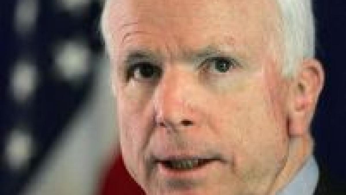 John McCain îşi verifică pe Google candidaţii pentru postul de vicepreşedinte