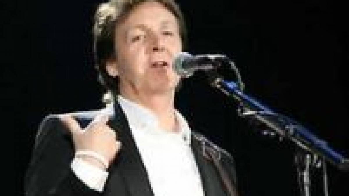 Paul McCartney a concertat la Kiev în faţa a 200.000 de fani