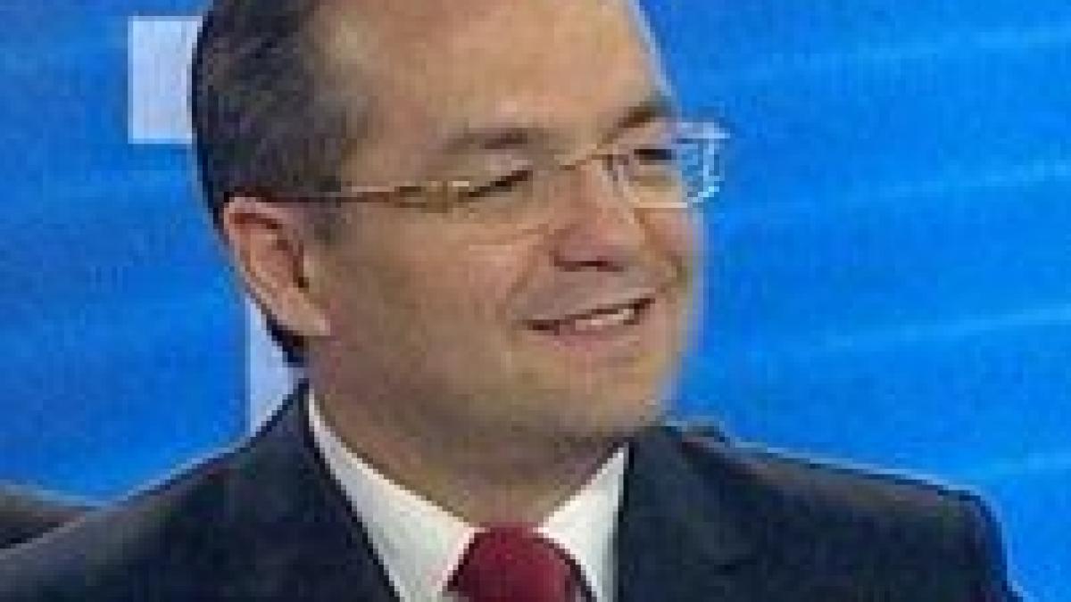 Emil Boc: Vasile Blaga şi-a înaintat demisia de la şefia PDL Bucureşti