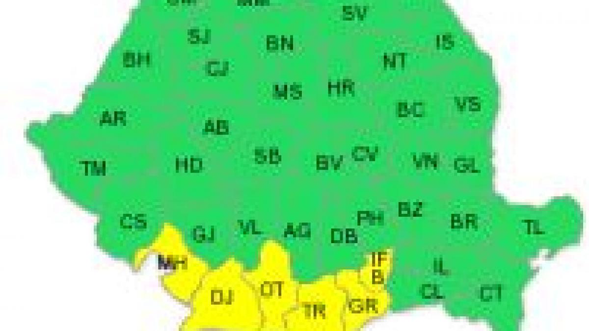 Avertizarea meteo cod galben în sudul ţării. Cum vă feriţi de caniculă