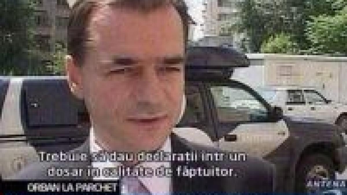 Ludovic Orban, audiat de Parchet în legătură cu activitatea sa de viceprimar