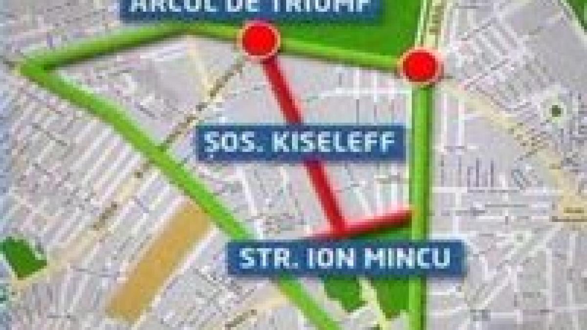 Bucureşti. Traficul rutier pe Şoseaua Kiseleff va fi închis vineri