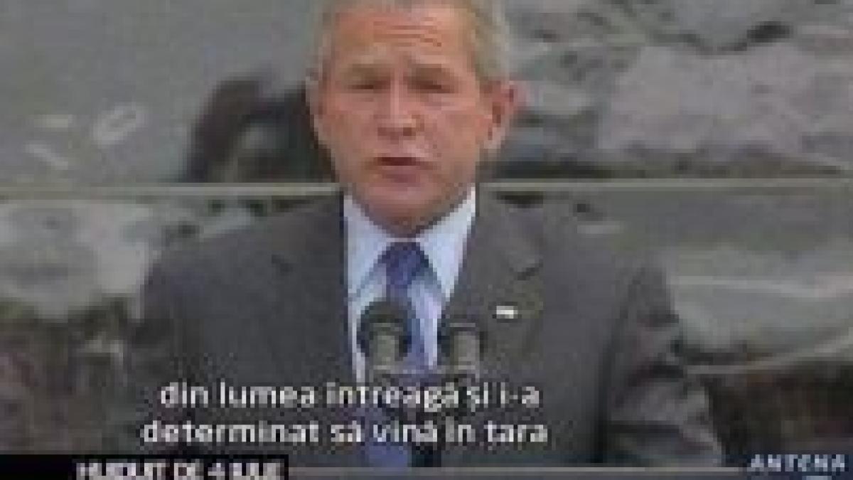 George W. Bush, huiduit în timpul ceremoniei dedicate Zilei Independenţei (VIDEO)