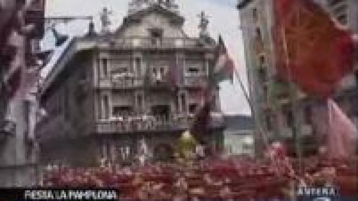 Spania. Fiesta de San Fermin a debutat în oraşul Pamplona