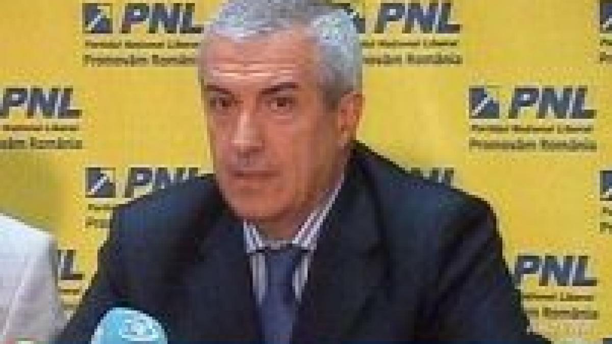 Tăriceanu: Programul de guvernare al PNL se bazează pe creşterea economică