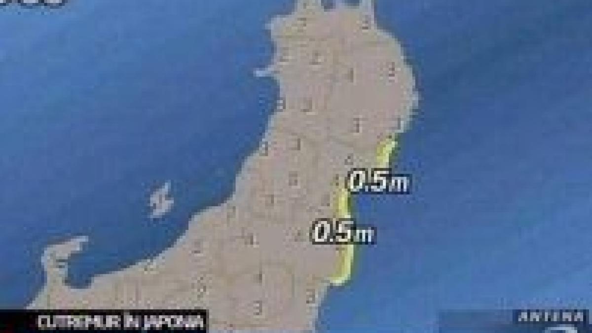 Alertă de tsunami în urma unui cutremur produs pe coasta de est a Japoniei