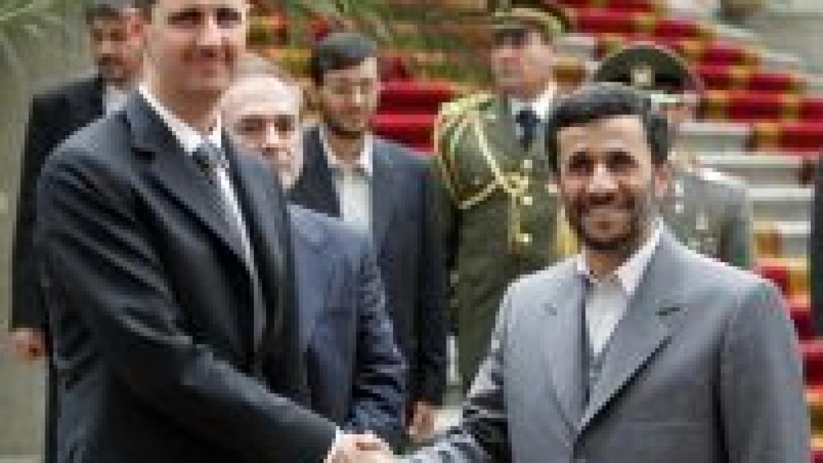 Preşedintele Siriei vizitează Iranul pentru a discuta despre programul nuclear