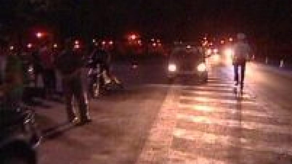 Bucureşti. Razie printre motocicliştii nocturni şi zgomotoşi