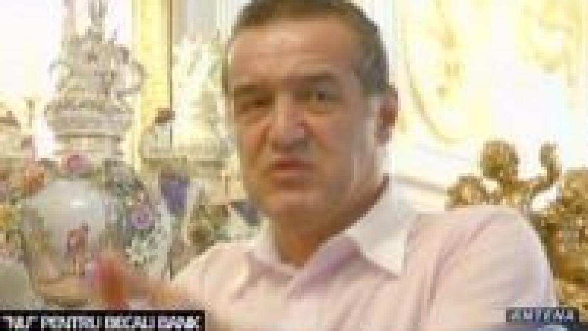 BNR nu acordă autorizaţie băncii lui Gigi Becali