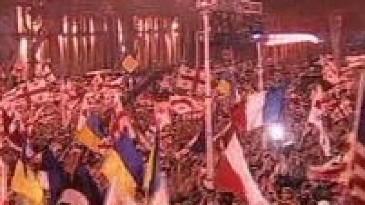 Miting de amploare la Tbilisi. SUA verifică dacă Rusia a încetat ofensiva militară din Georgia