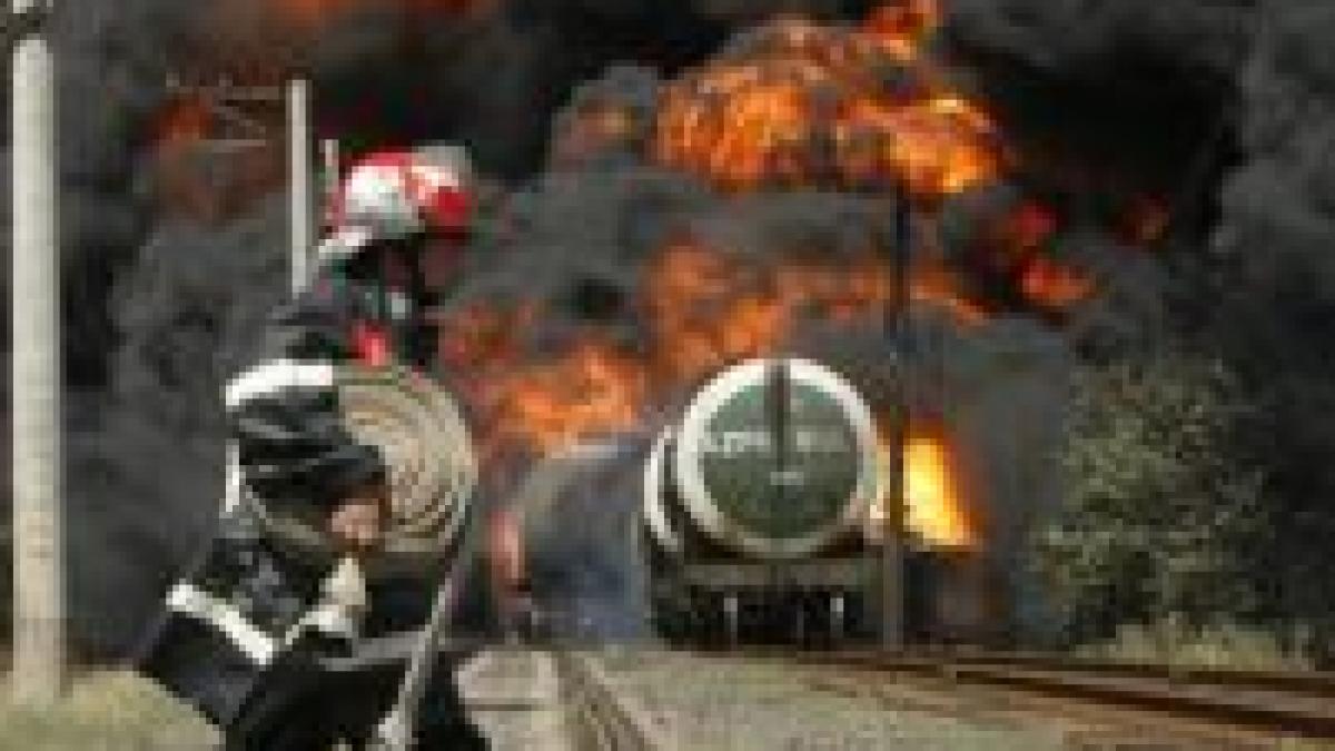 Georgia. Un tren care transporta combustibil a explodat la vest de oraşul Gori