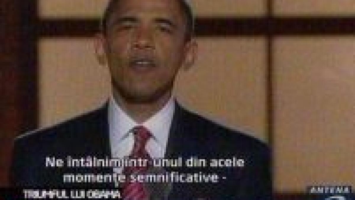 Convenţia Democrată. Obama a susţinut primul discurs în calitate de candidat oficial la preşedinţie