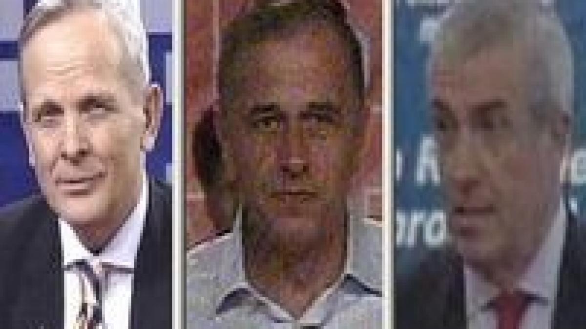 Geoană, Stolojan şi Tăriceanu, propunerile marilor partide pentru funcţia de premier