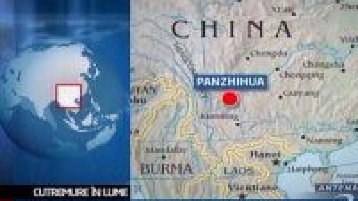 China. Patru morţi în urma unui cutremur de 5.7 grade pe scara Richter