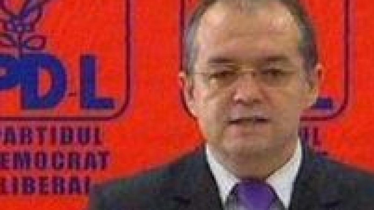 Emil Boc: PSD, PNL şi PRM au vrut să pună batista pe ţambal în cazul Năstase