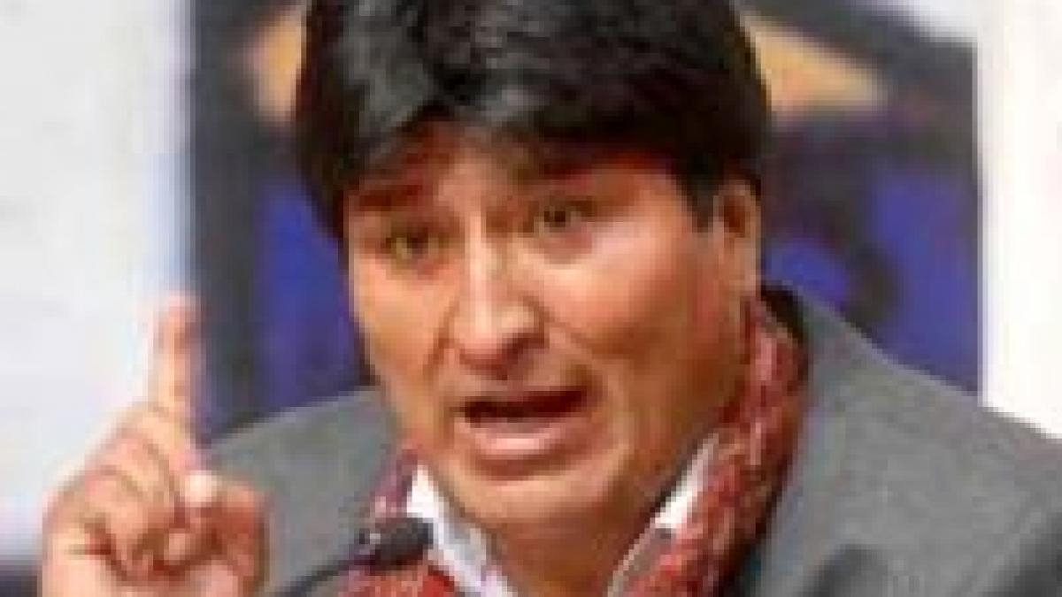 Tensiuni între Bolivia şi SUA. Evo Morales: ?Îl declar pe Goldberg persona non-grata.?