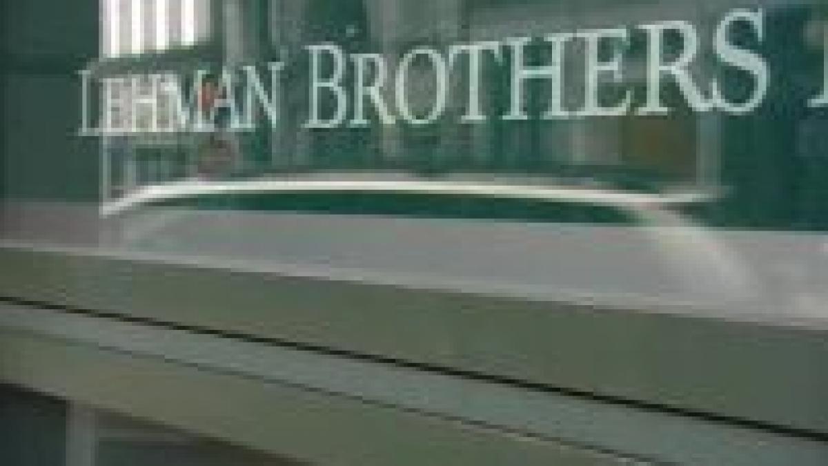 SUA. După ce a rezistat celor două războaie mondiale, banca Lehman Brothers dă faliment