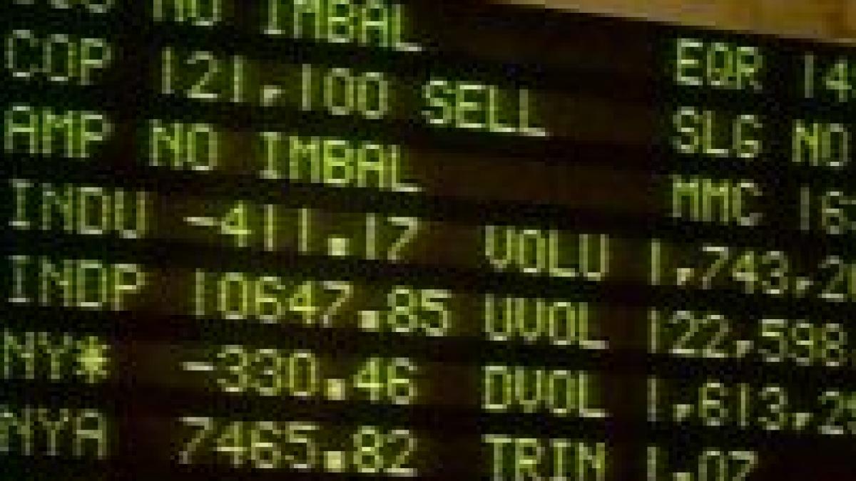 Bursa şi leul, în picaj. Cele mai mari pierderi din ultimii 10 ani