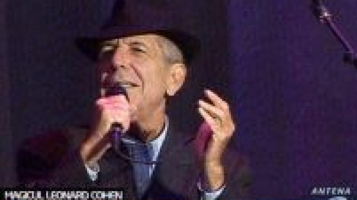 Leonard Cohen a încântat mii de români pe stadionul Arcul de Triumf din Bucureşti