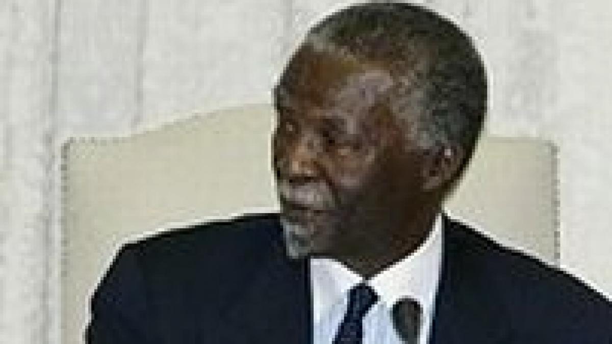 Preşedintele Africii de Sud, Thabo Mbeki, a demisionat