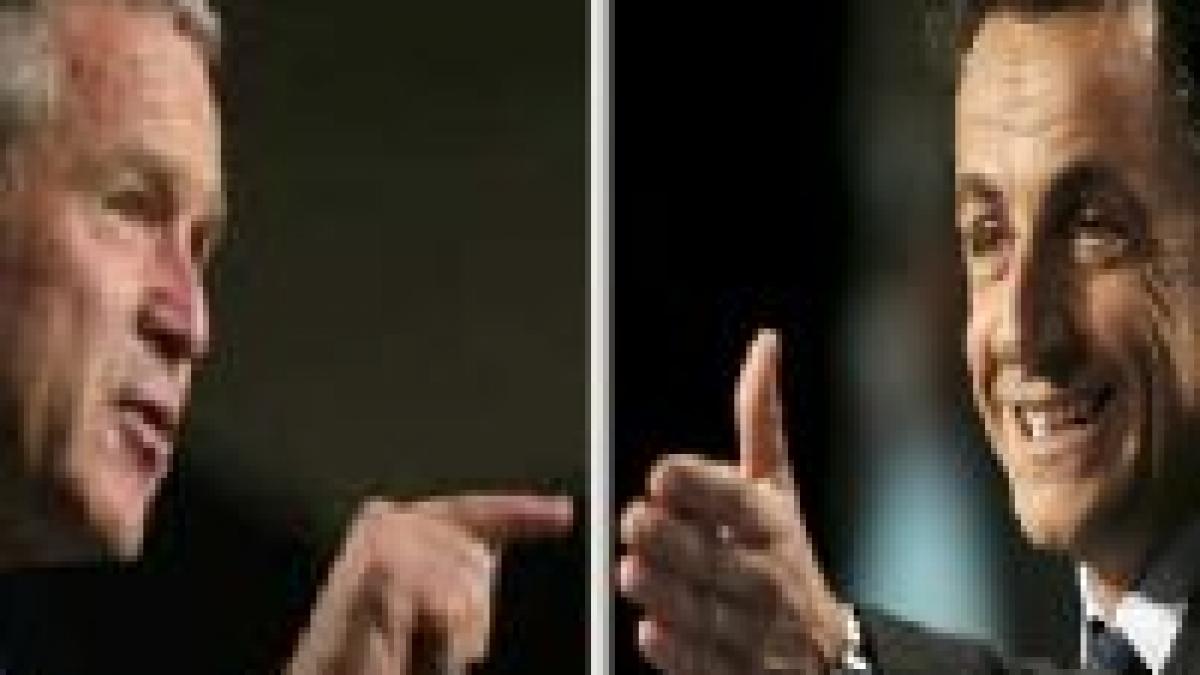 Bush vs. Sarkozy. Cine e vinovat de criza financiară mondială? 