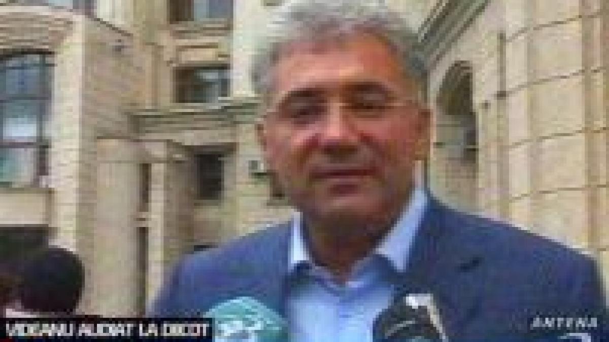 Adriean Videanu, audiat de procurorii DIICOT în dosarul privatizărilor strategice