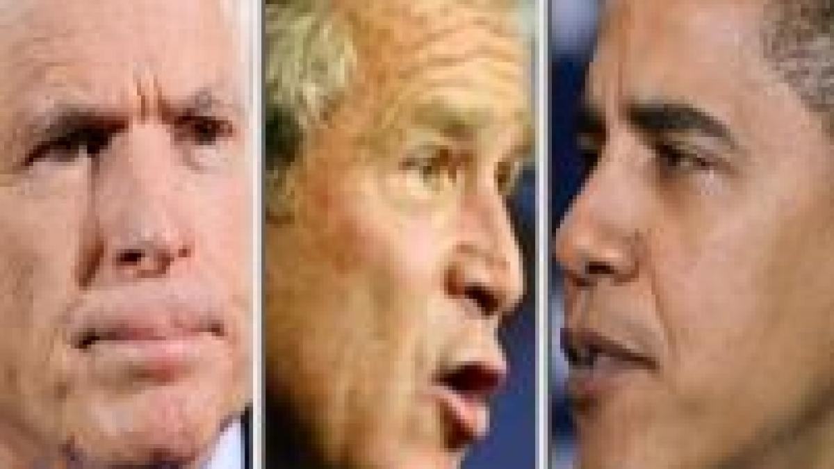 Obama, McCain şi Bush, la Casa Albă. Planul de salvare a economiei americane eşuează