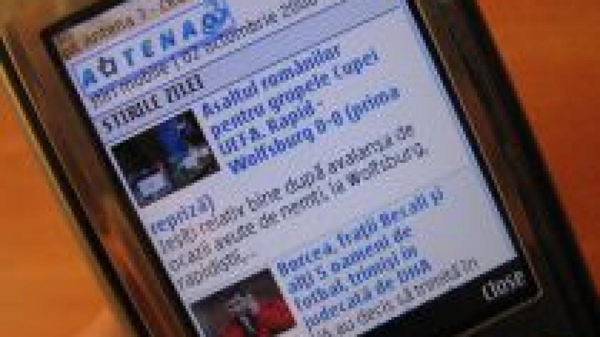 Site-ul www.antena3.ro, optimizat pentru telefoanele mobile