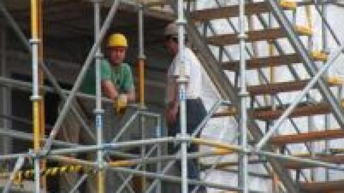 Construcţiile, domeniul cel mai dinamic de pe piaţa muncii din România