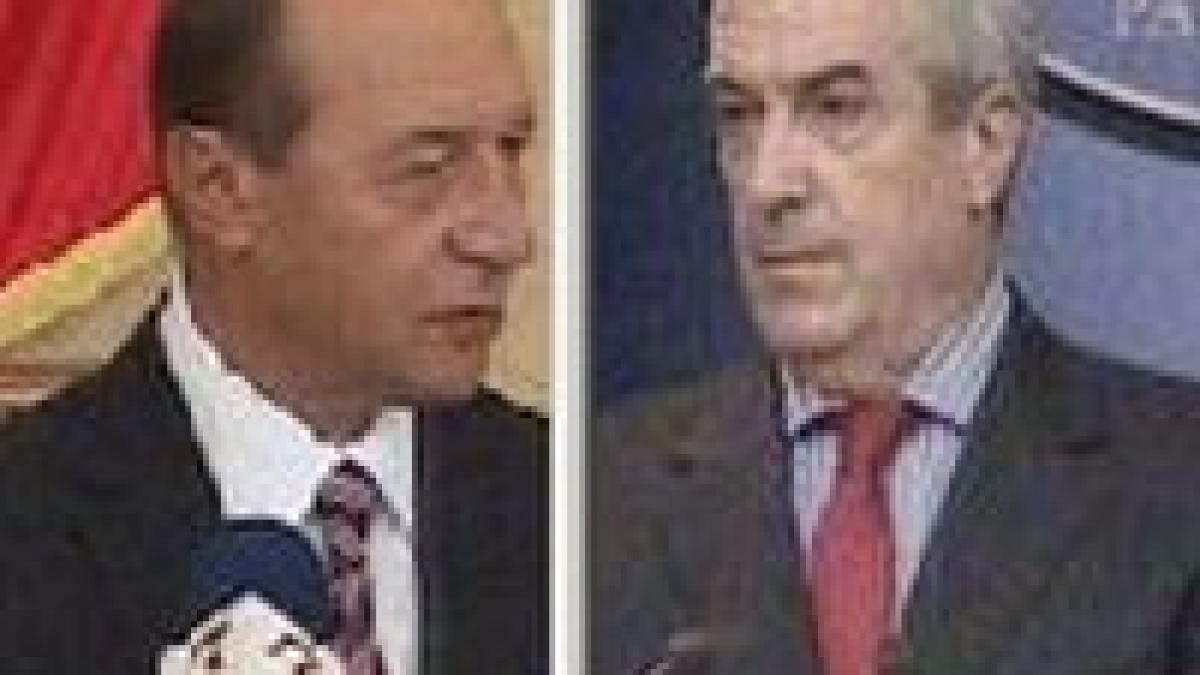 Tăriceanu şi Băsescu, la Cotroceni: Salariile de 50.000 de euro, prilej de discuţii între premier şi preşedinte