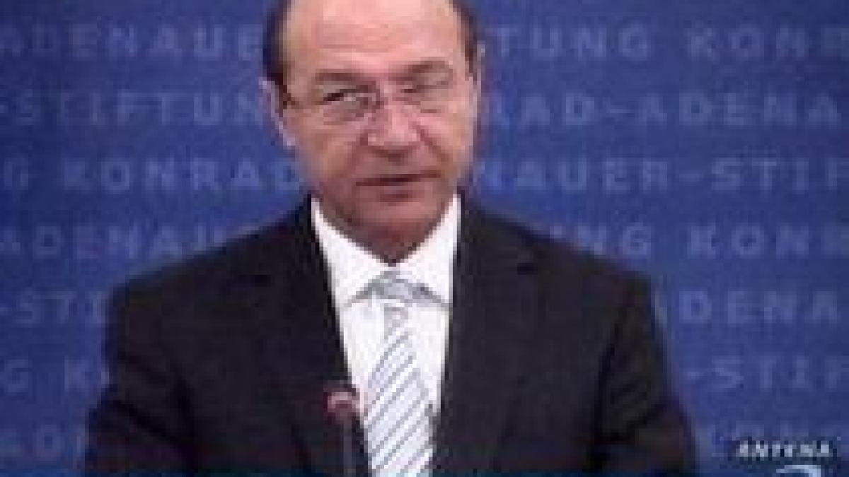 Traian Băsescu: România are nevoie de sprijinul NATO pentru a securiza regiunea Mării Negre