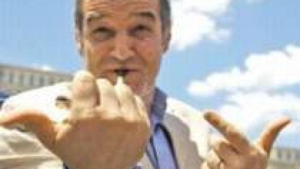 Gigi Becali este somat să plătească gazonul din Ghencea