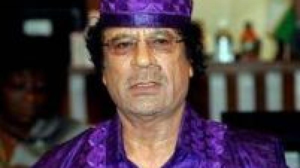 Muammar Gadhafi doreşte amplasarea unei baze navale ruse în Libia