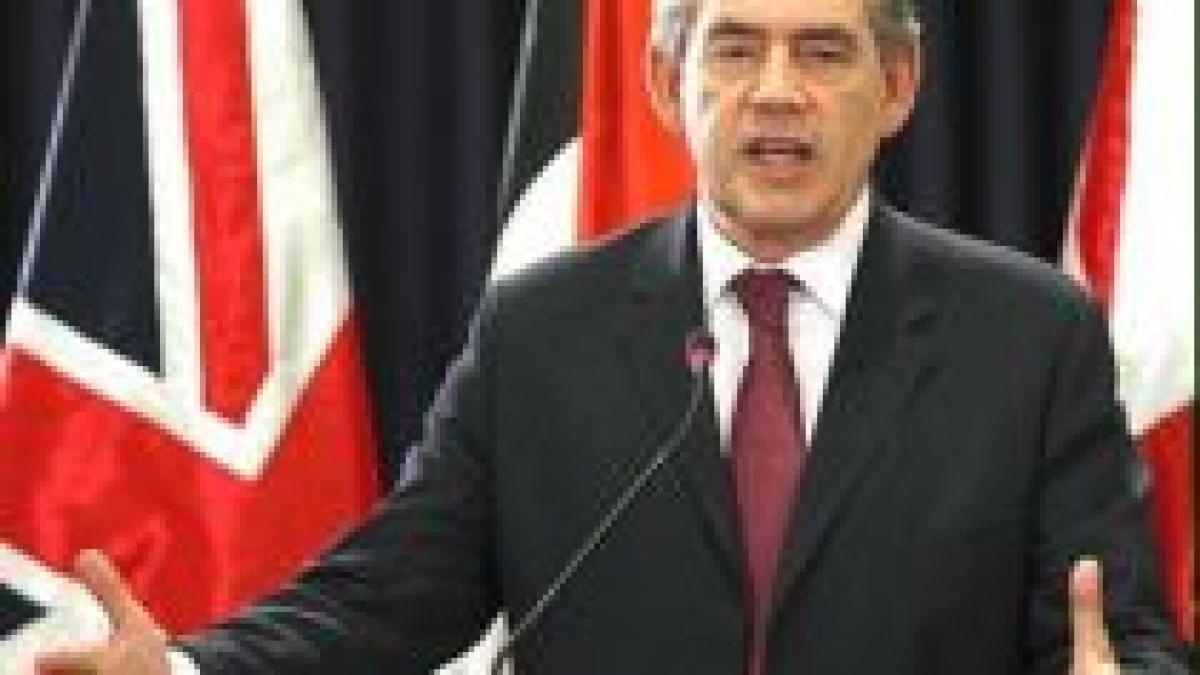 Gordon Brown: A sosit vremea ?societăţii globale?