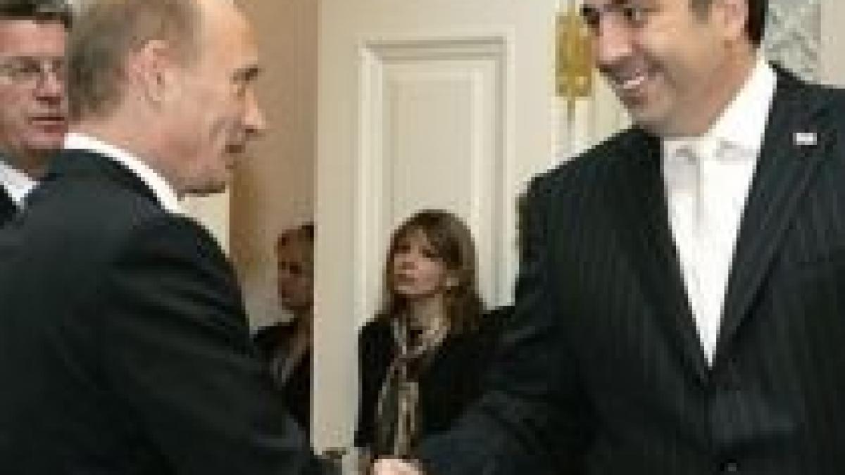 Putin a vrut să-l "spânzure de ouă" pe Saakasvili, preşedintele Georgiei