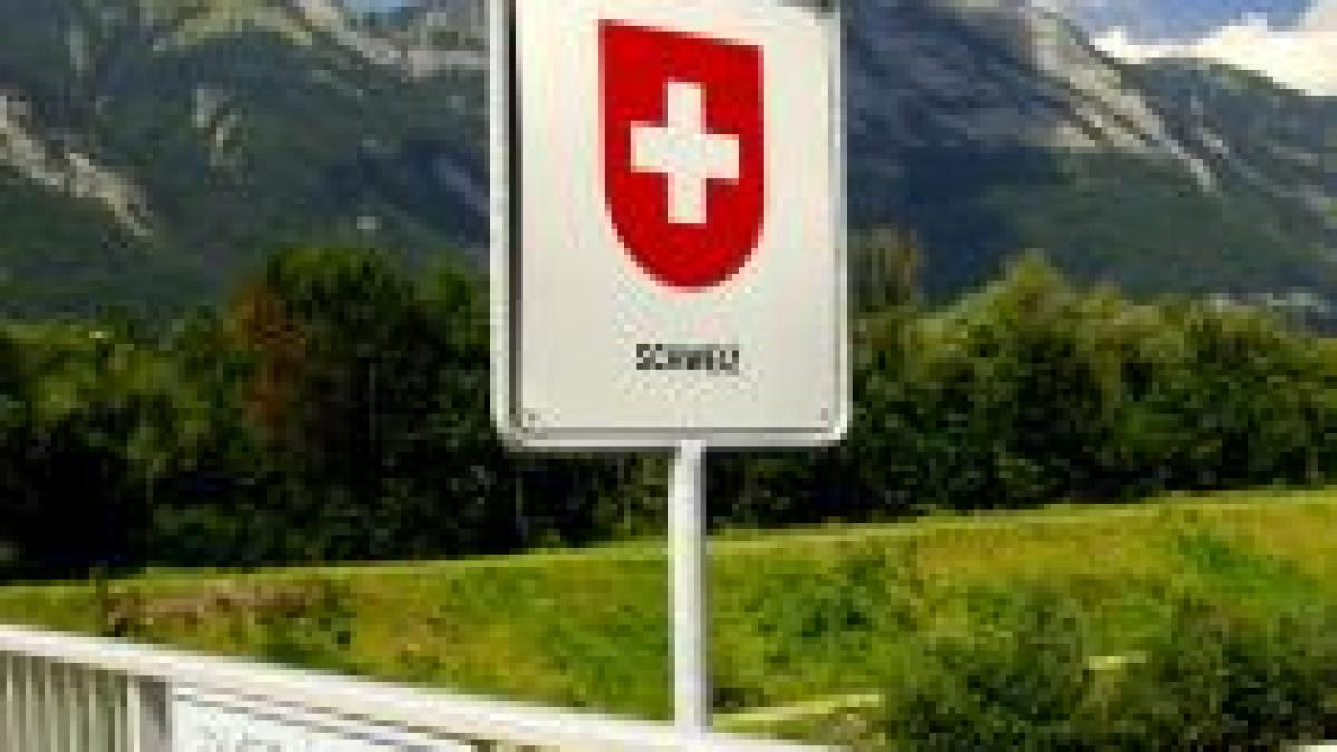 De Crăciun, Elveţia va adera la spaţiul Schengen