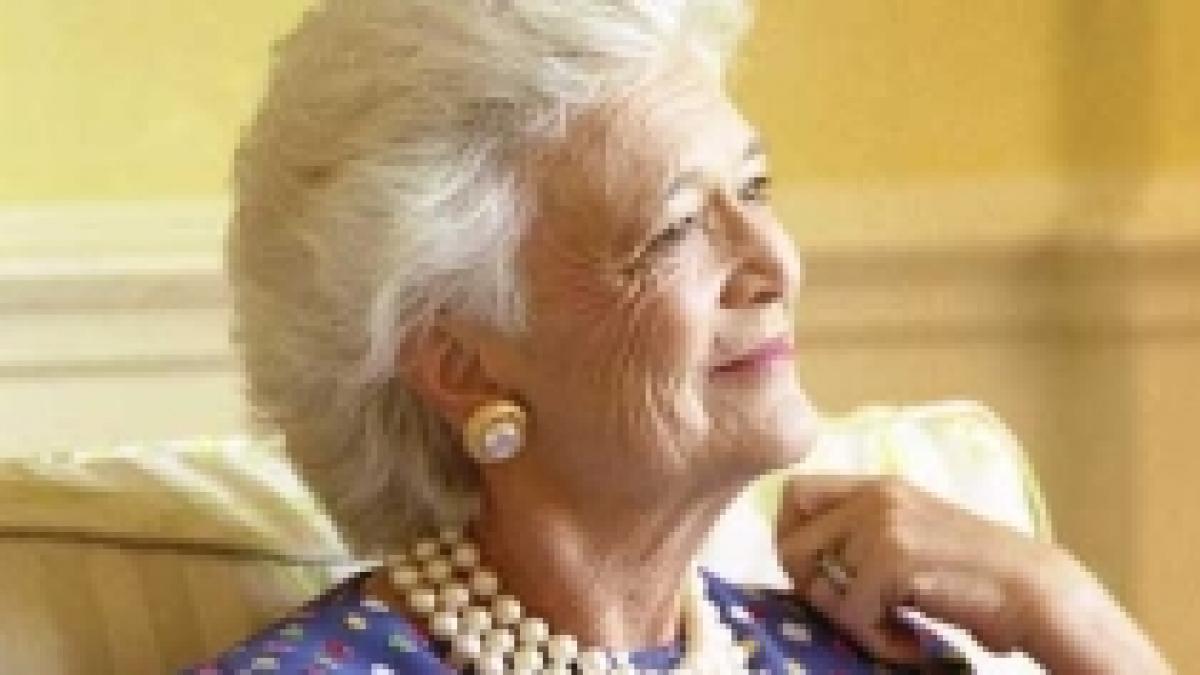 Barbara Bush, fosta Primă Doamnă a SUA, a fost spitalizată